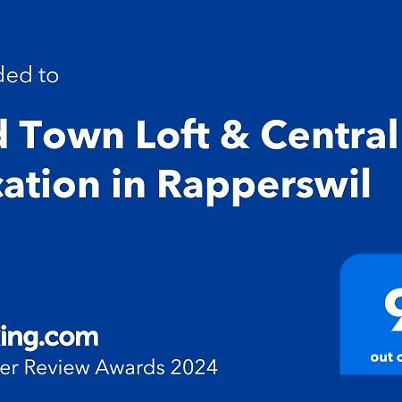 Old Town Loft & Central Location In Rapperswil Eksteriør billede