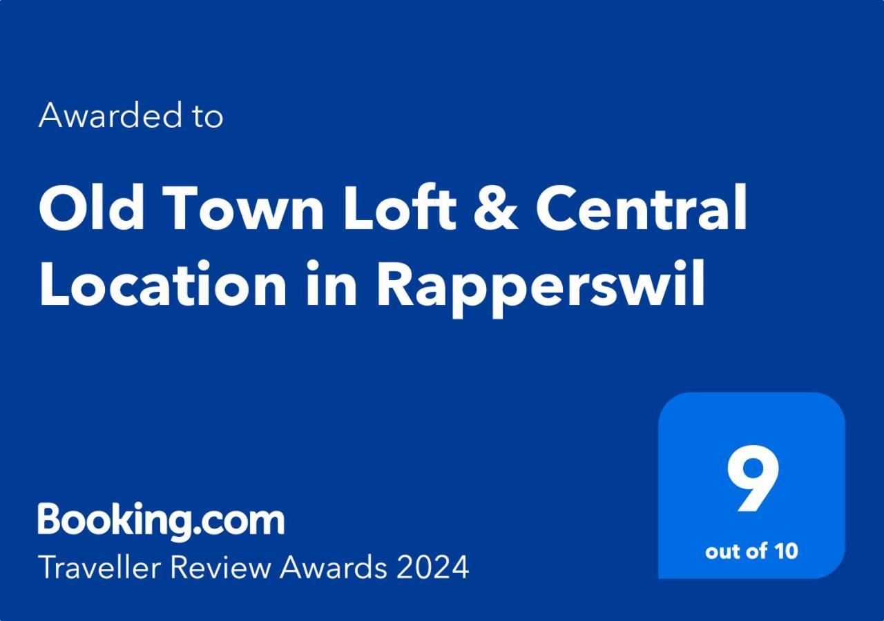 Old Town Loft & Central Location In Rapperswil Eksteriør billede